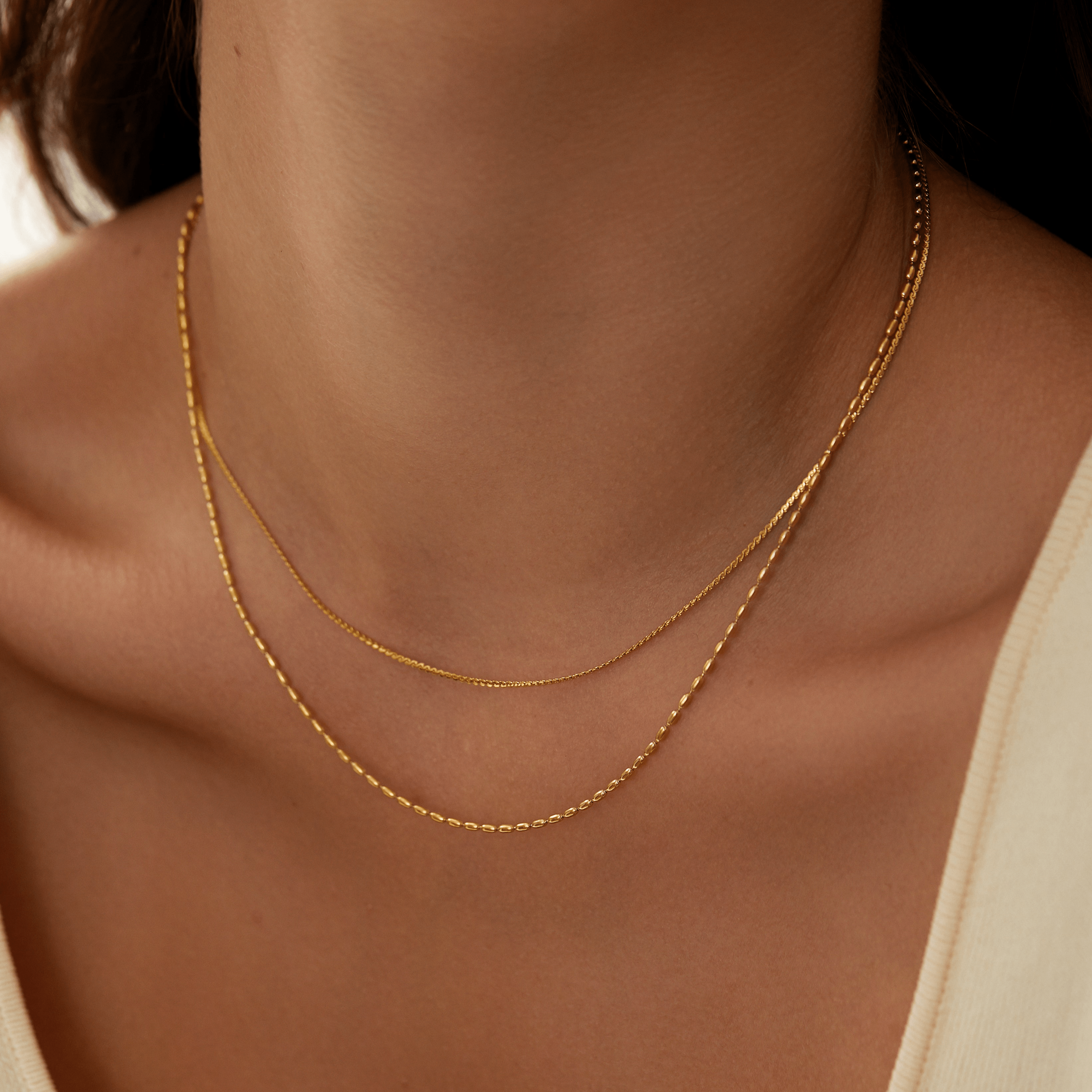 Double Chain Necklace -