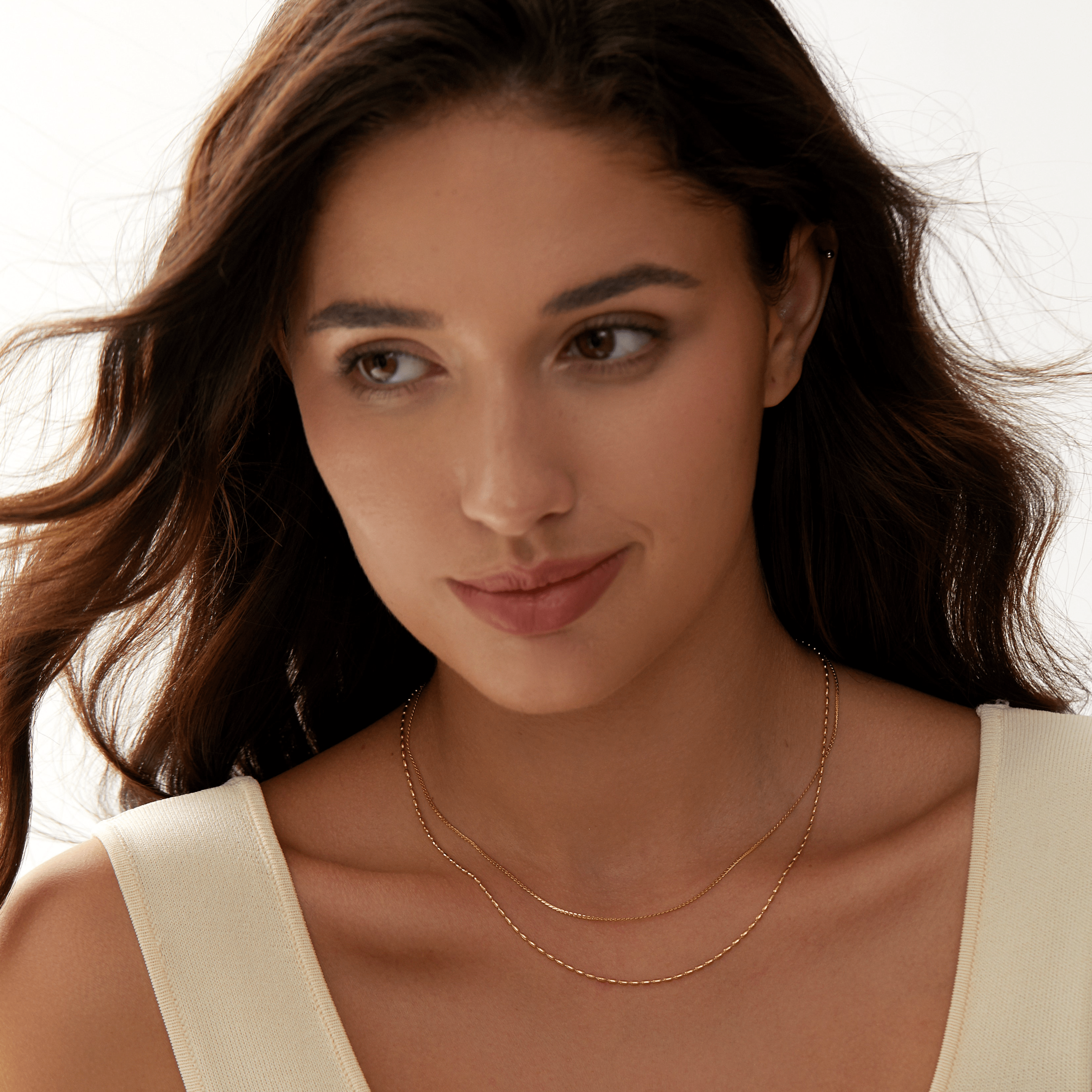Double Chain Necklace -