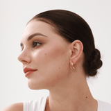 Braided Double Hoops -