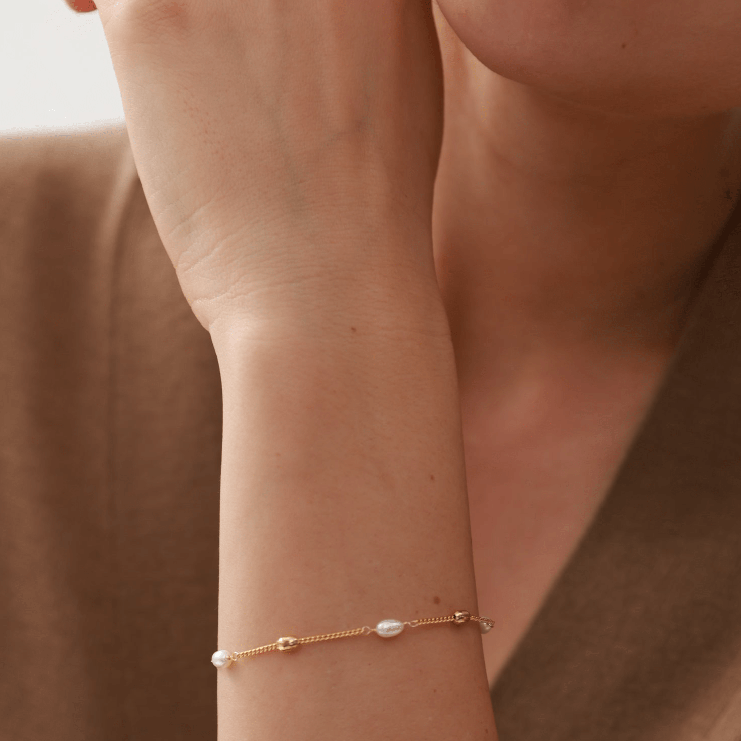 Mini Pearl Beaded Bracelet -