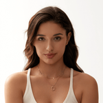 Square Snake Chain Necklace Set - 