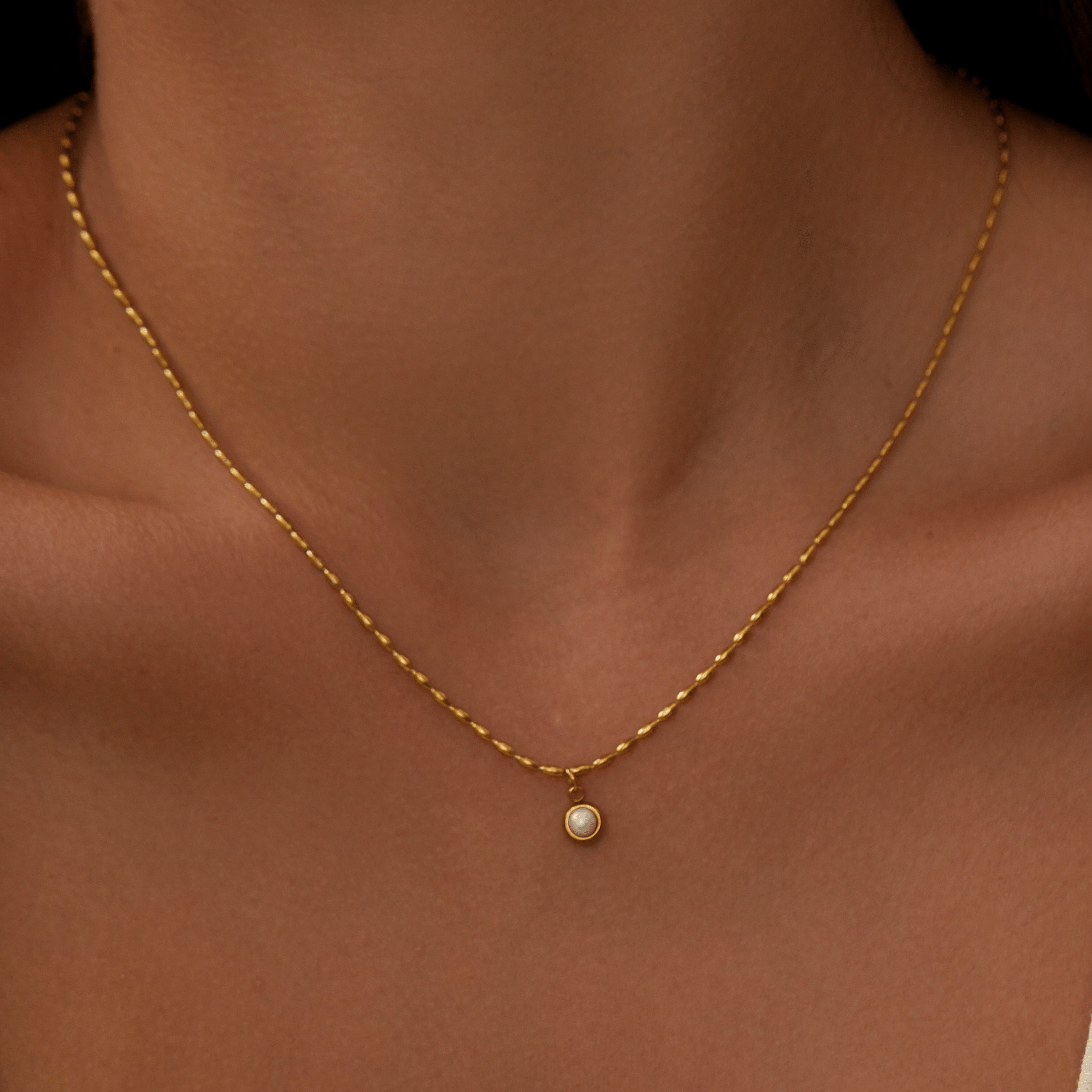 Pearl Chain Necklace - 