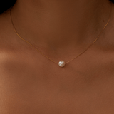 Solitary Pearl Necklace - 