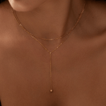 Layered Mini Ball Necklace - 