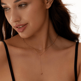 Layered Mini Ball Necklace - 