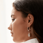 Baroque Pearl Earrings - 