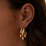 Triple Hoop Earrings - 
