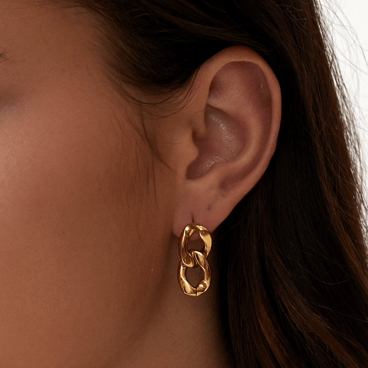 Molten Link Earrings - 