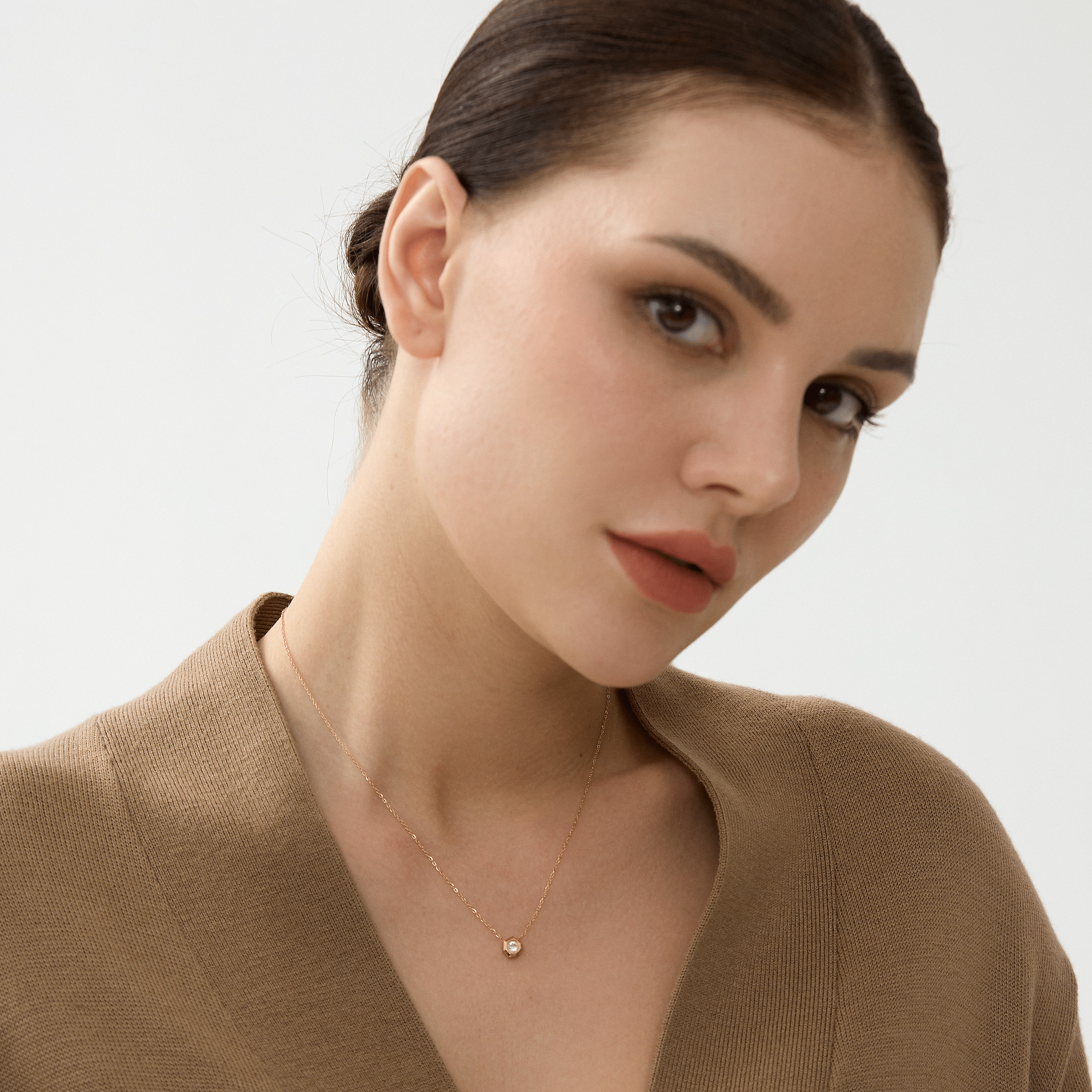 Solitaire Diamond Necklace - 