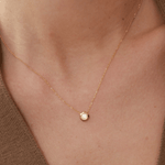 Solitaire Diamond Necklace - 