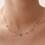 Rainbow Diamond Necklace - 