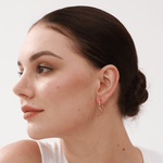 Molten Hoop Earrings - 