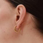 Molten Hoop Earrings - 