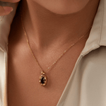 Onyx Sunburst Pendant - 