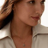 Onyx Sunburst Pendant - 