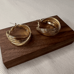 Weave Hoop Earrings - 