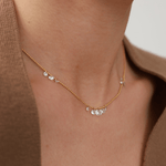Floating Diamond Necklace - 