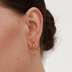 Classic Triple Hoops - 