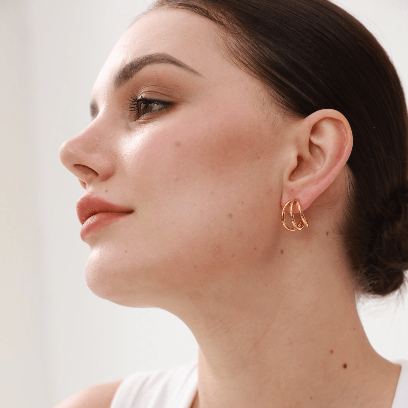 Classic Triple Hoops - 