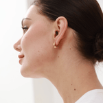 Ridge Hoop Earrings - 