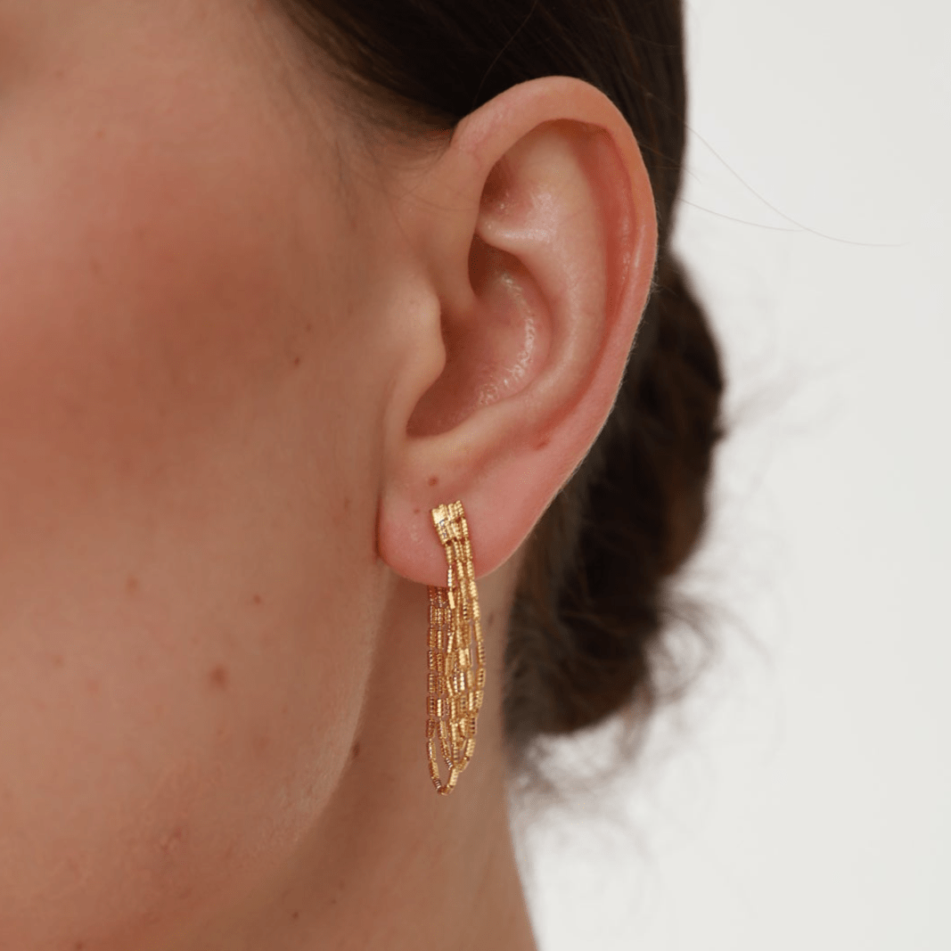 Tassel Drop Earrings - 